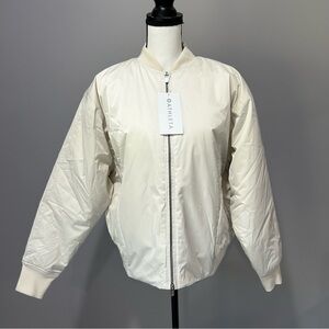 NWT ATHLETA| Sateen Bomber Jacket, Sz L